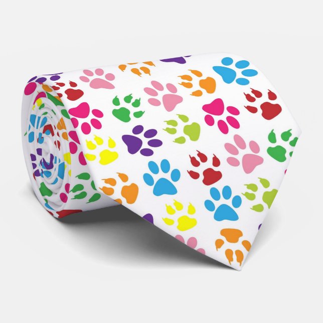 Cravate de la patte du chien drôle (Roulé)