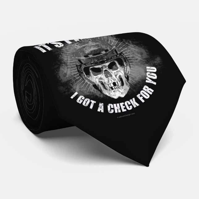 Cravate de la paye de hockey (Roulé)