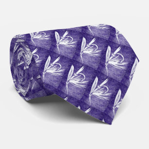 cravate de la volée de truites "violettes"