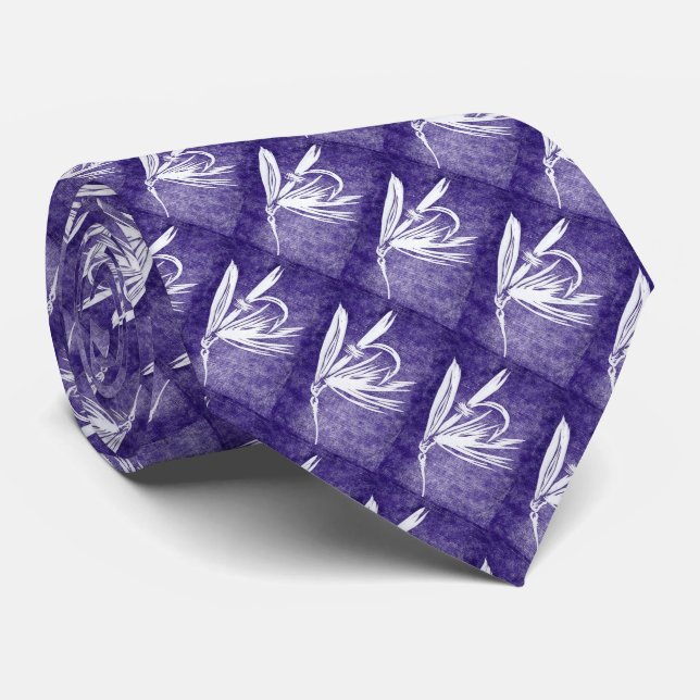 cravate de la volée de truites "violettes" (Roulé)