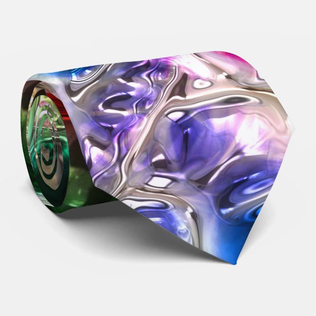 Cravate de l'art Abstrait 132 (Roulé)