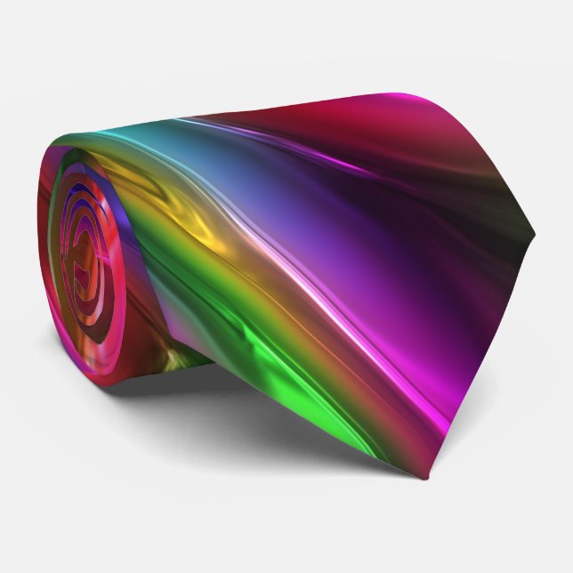 Cravate de l'art abstrait 14 (Roulé)
