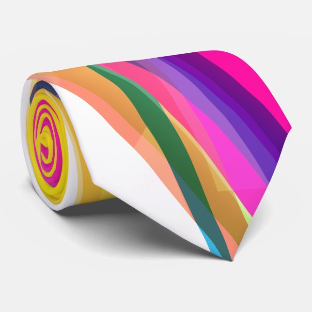 Cravate de l'article 7 Abstrait (Roulé)