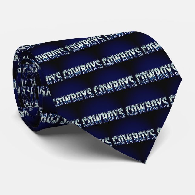 Cravate de l'équipe de sport Cowboys (Roulé)