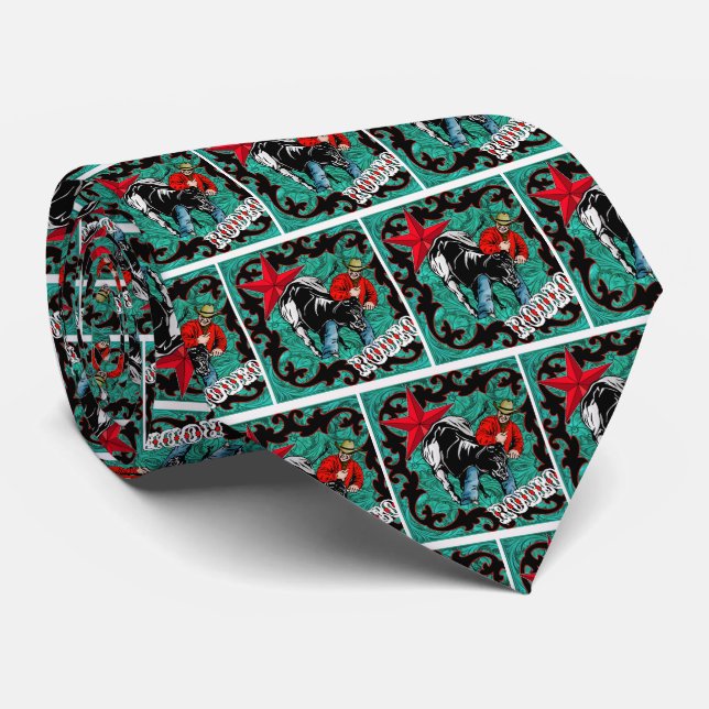 Cravate de lutte de cowboy de boeuf occidental de (Roulé)