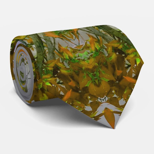 Cravate de mandala de nature (Roulé)