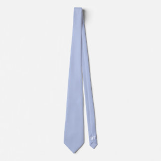 Cravate de mariage bleu poudré personnalisée pour