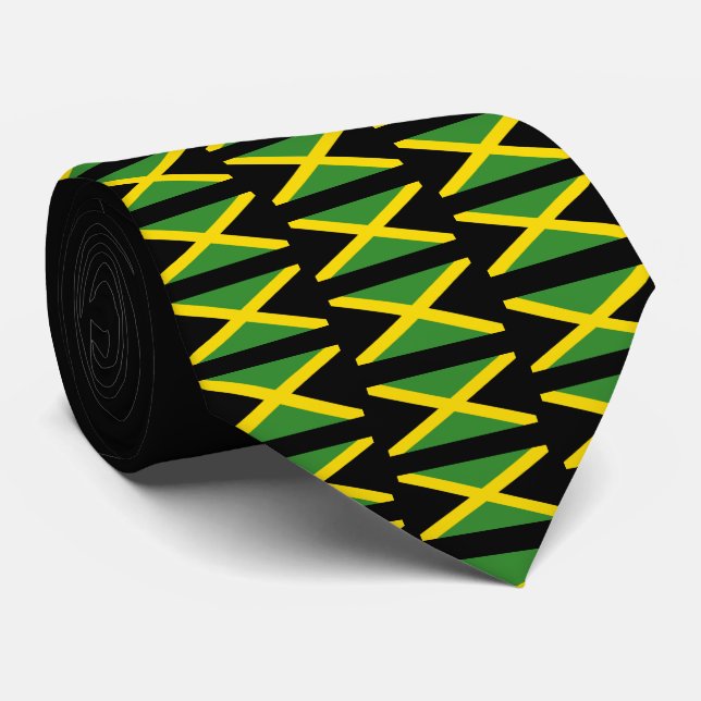 Cravate de monogramme JAMAICA personnalisé (Roulé)