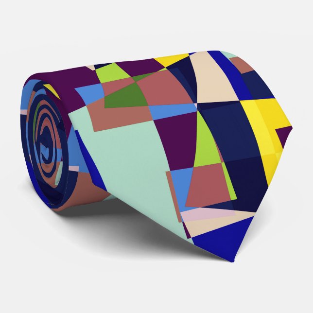 Cravate de mosaïque Cityscape (Roulé)