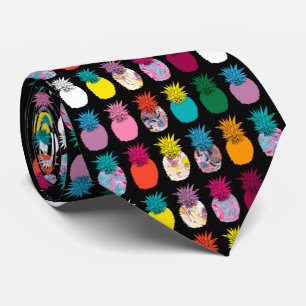 Cravate de motif d'ananas