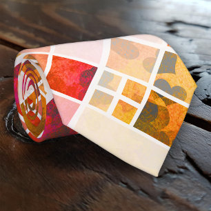 Cravate de Motif de coeur À damiers artistique