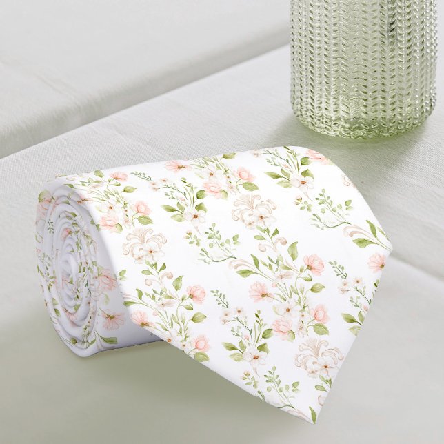 Cravate de motif floral délicat (Créateur téléchargé)