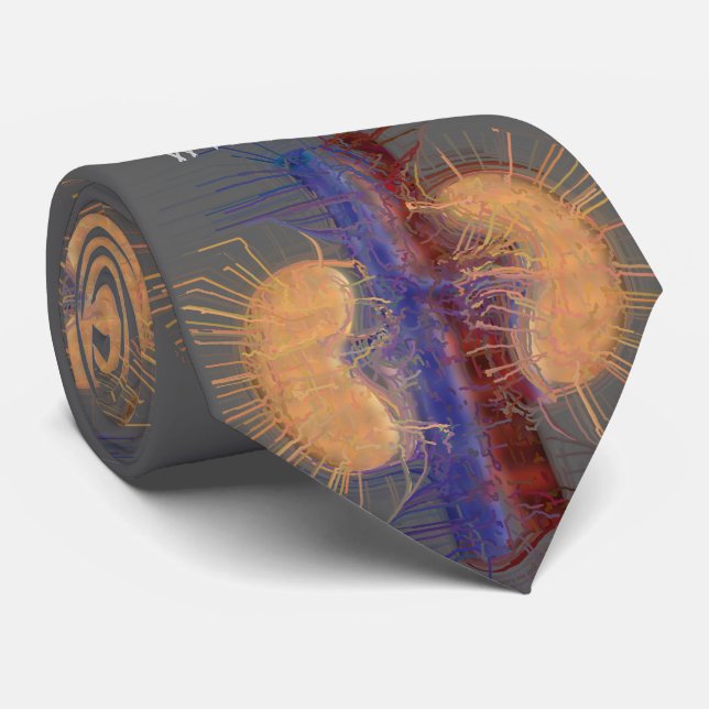 Cravate de néphrologiste Conception de reins d'art (Roulé)