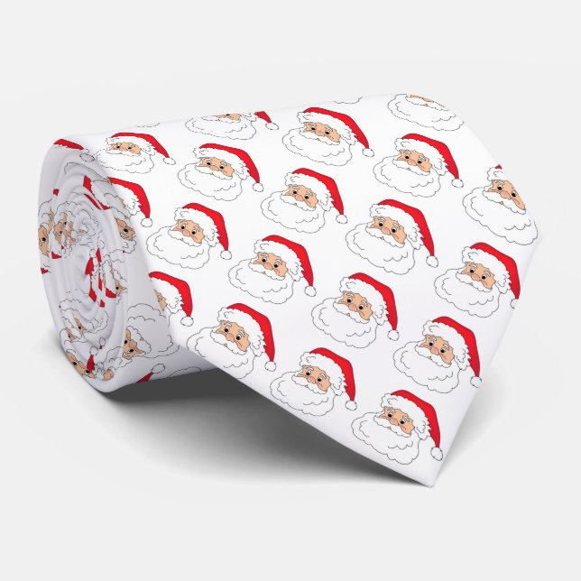 Cravate de Noël/Père Noël (Roulé)