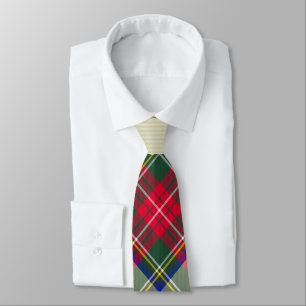 Cravate de Noël rouge bleu plaid