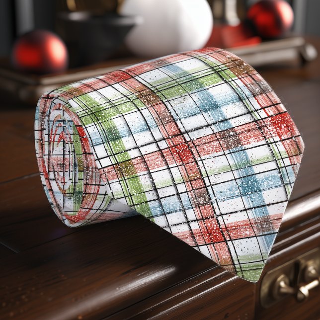 Cravate de Noël Rustique Plaid (Créateur téléchargé)