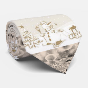 Cravate de Noël, Snowman