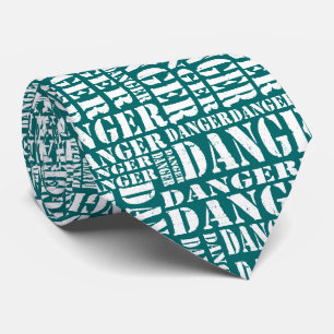 Cravate De nombreux dangers - Vert Turquoise