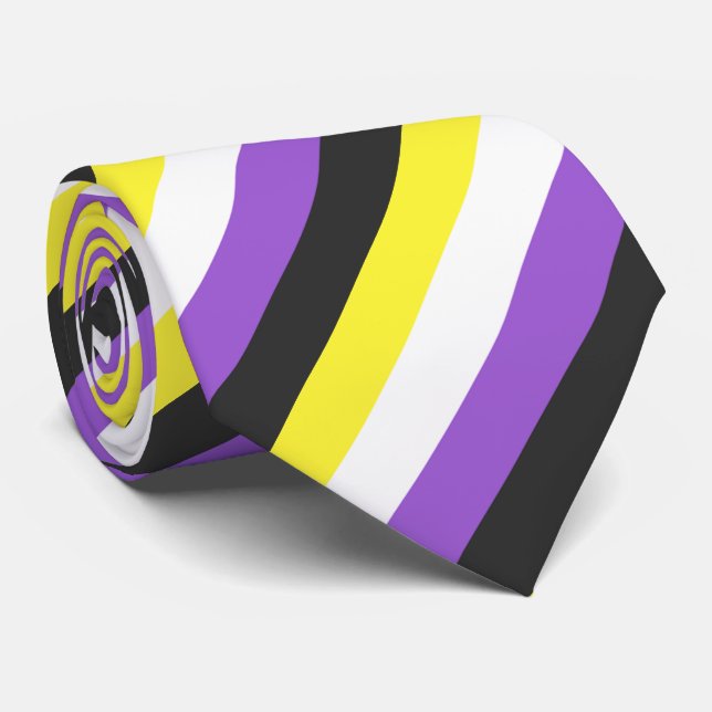 Cravate de Nonbinary Color (Roulé)