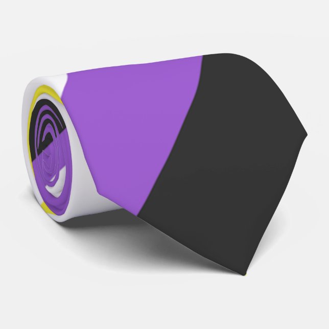 Cravate de Nonbinary Color (Roulé)