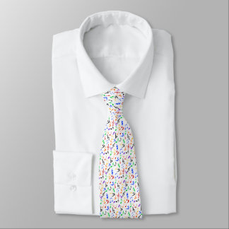 Cravate de notes musicales - Multicolor par Heard_