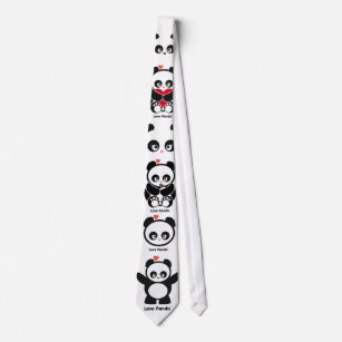 Cravate de Panda® d'amour