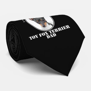 Cravate de papa de Fox Terrier de jouet