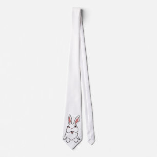 Cravate de Pâques Bunny Art Necktie Cadeaux de Pâq