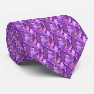 Cravate de Pâques Fleurs de Crocus cravate Cadeaux