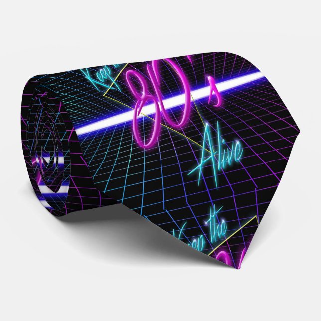 cravate de partie des années 80 (Roulé)