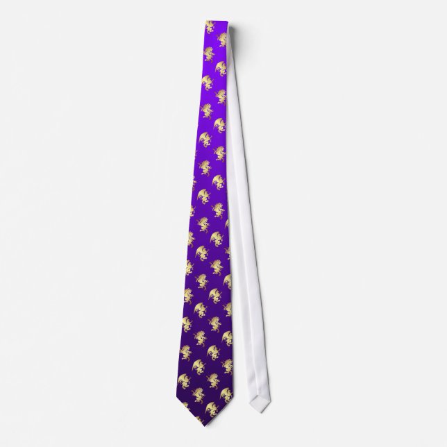 Cravate de prince et de princesse Purple Gryphon (Devant)