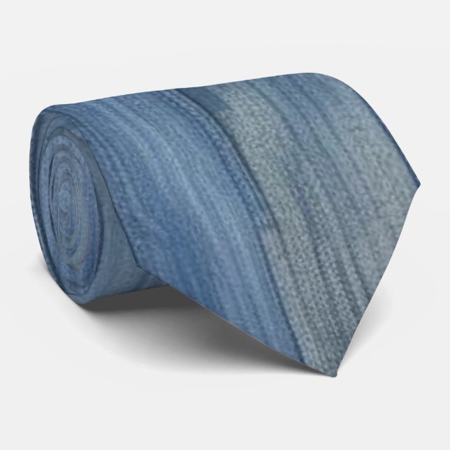 Cravate de texture Denim (Roulé)