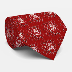 Cravate Déchirez le net (l'hockey)