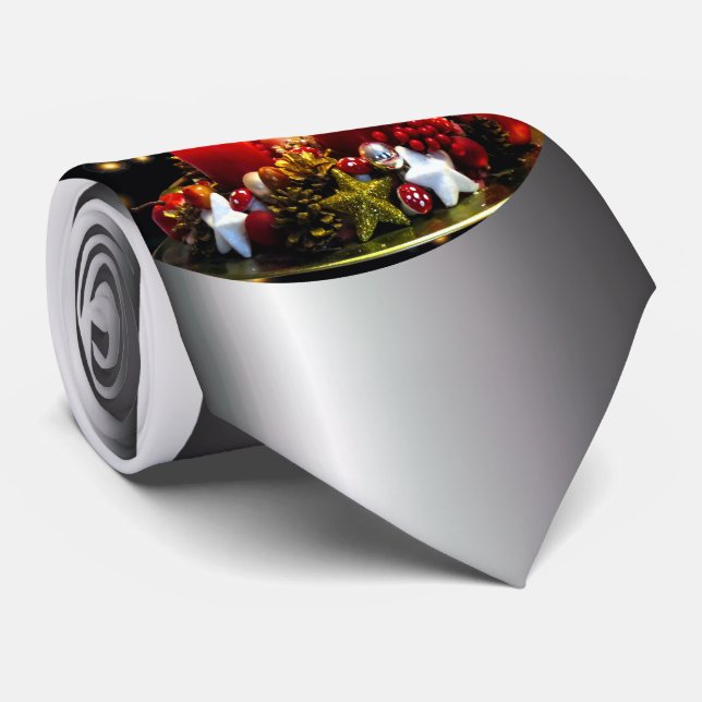 Cravate Décoration de la chemise de Noël (Roulé)