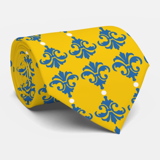 Cravate décorative en damas (Roulé)