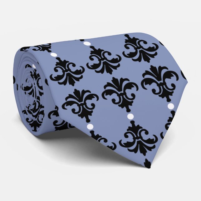 Cravate décorative en damas (Roulé)