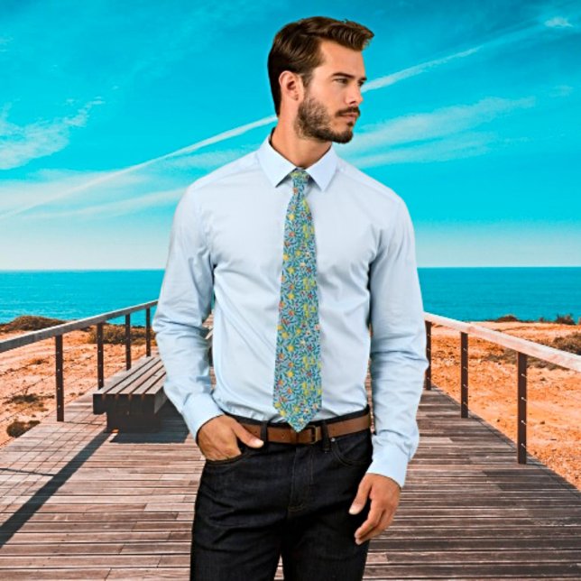 Cravate d'élégance botanique - Édition Quatre Frui (Créateur téléchargé)