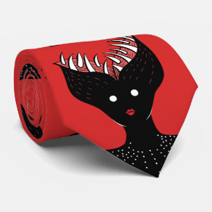 Cravate Déplaisant Demon Girl Dark Gothic Caractère Avec D