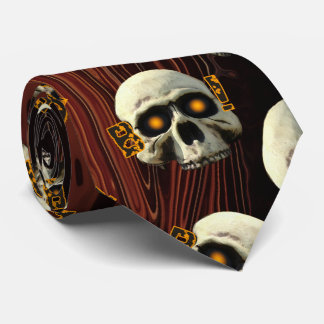 Cravate des crânes Boo