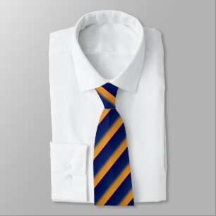 Cravate des Mens de Bleu et d'Orange