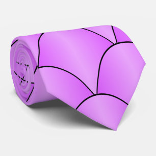 Cravate Design Art Déco violet