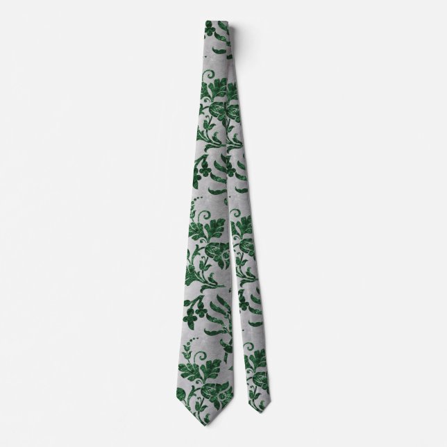 Cravate Design de la série Velvet vert 5 (Devant)