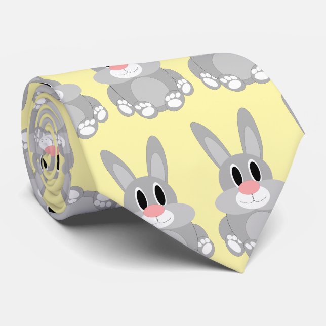 Cravate Design de lapin (Roulé)
