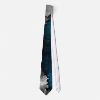 Cravate Design de métal/pierre bleu et argenté
