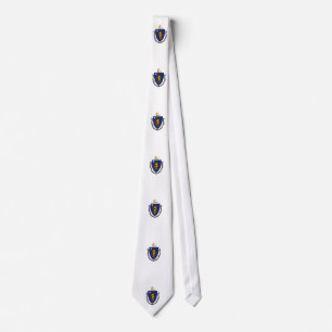 Cravate Design du drapeau d'État du Massachusetts