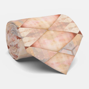 Cravate Design élégant Rhombus Orange