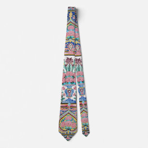 Cravate Design floral perse