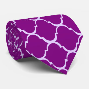 Cravate Design marocain violet