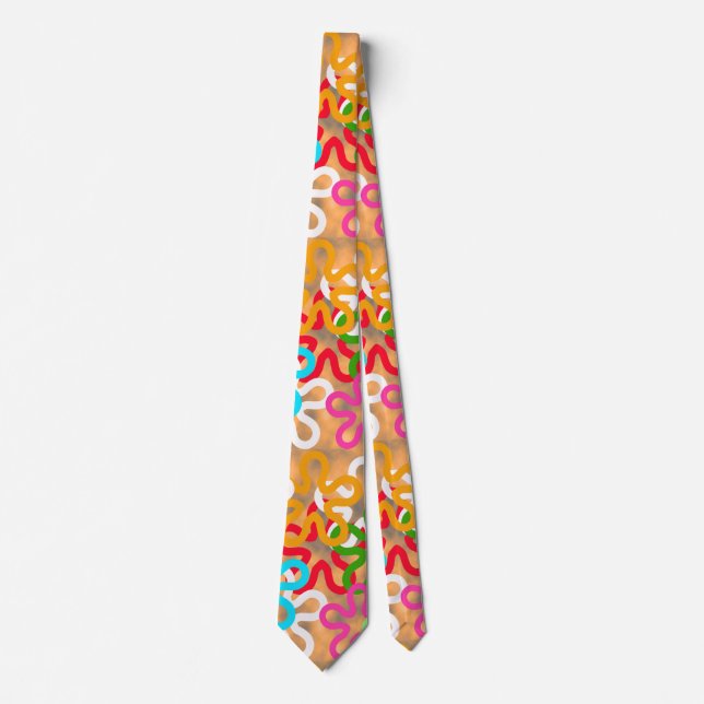 Cravate Design Motif africain Ankara (Devant)