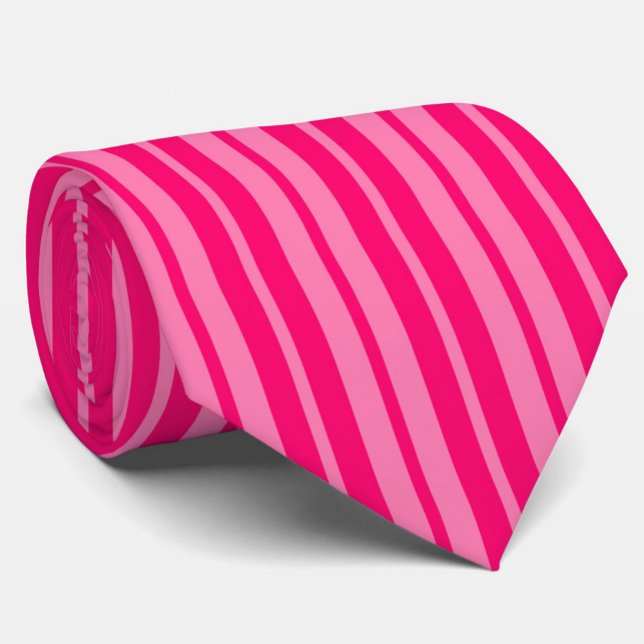 Cravate Design Motif léger et rose chaud (Créateur téléchargé)